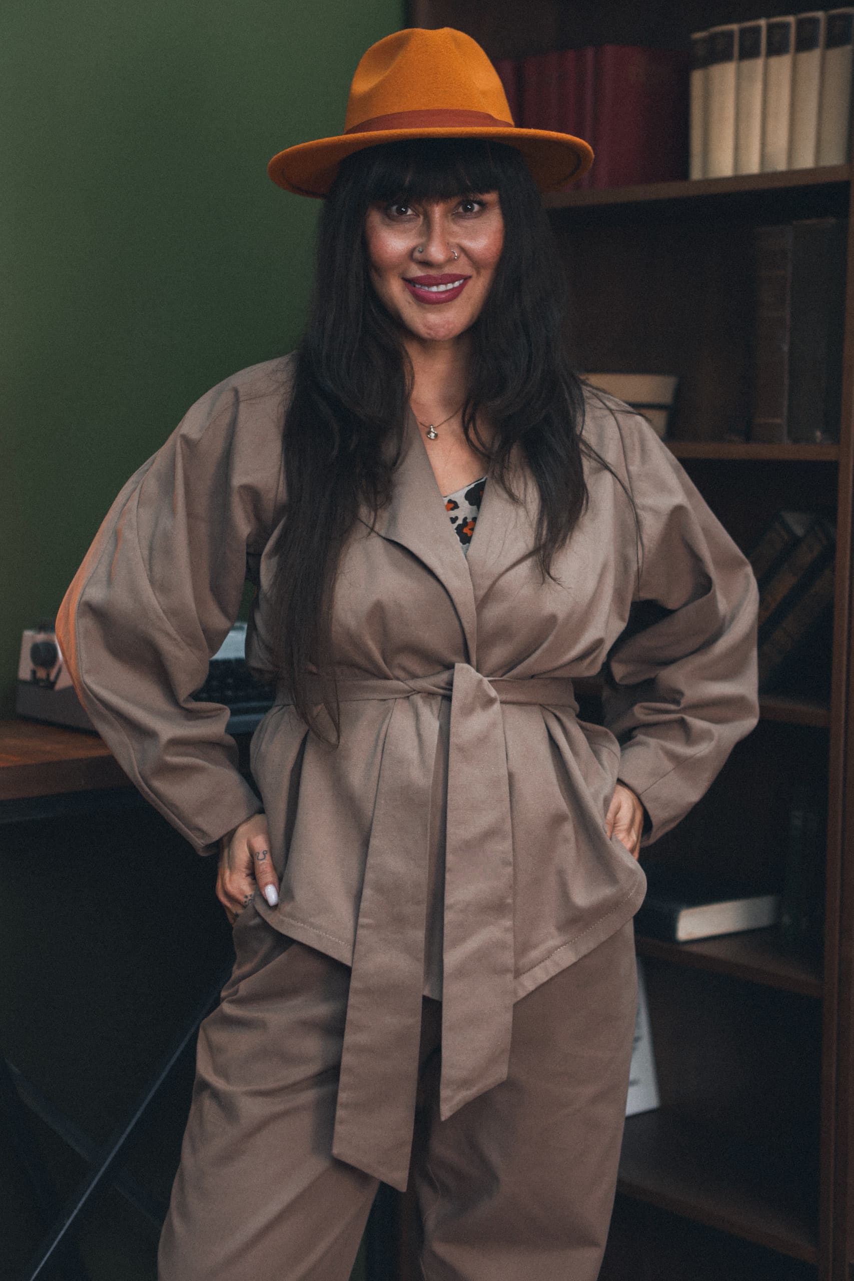 Жакет Аурум из джинсы - S, Мокко