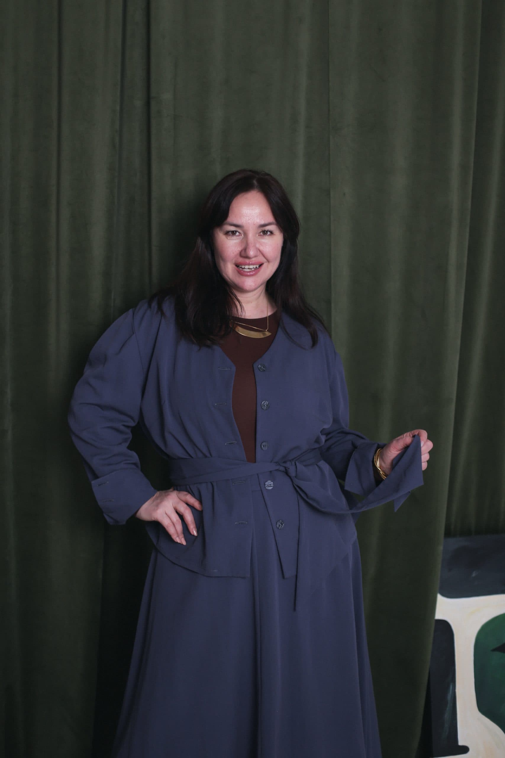 Костюм Ривер из смесового тенсела - Одиссея