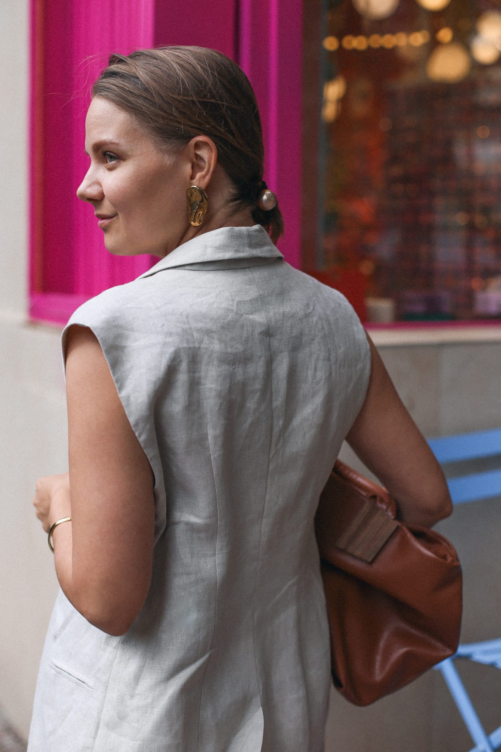 Жилет Лион из льна