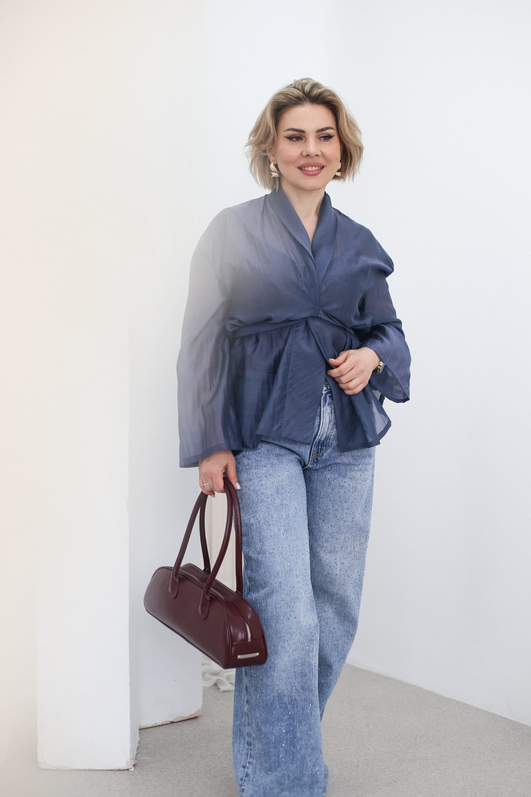 Блуза Хару из лиоцеля