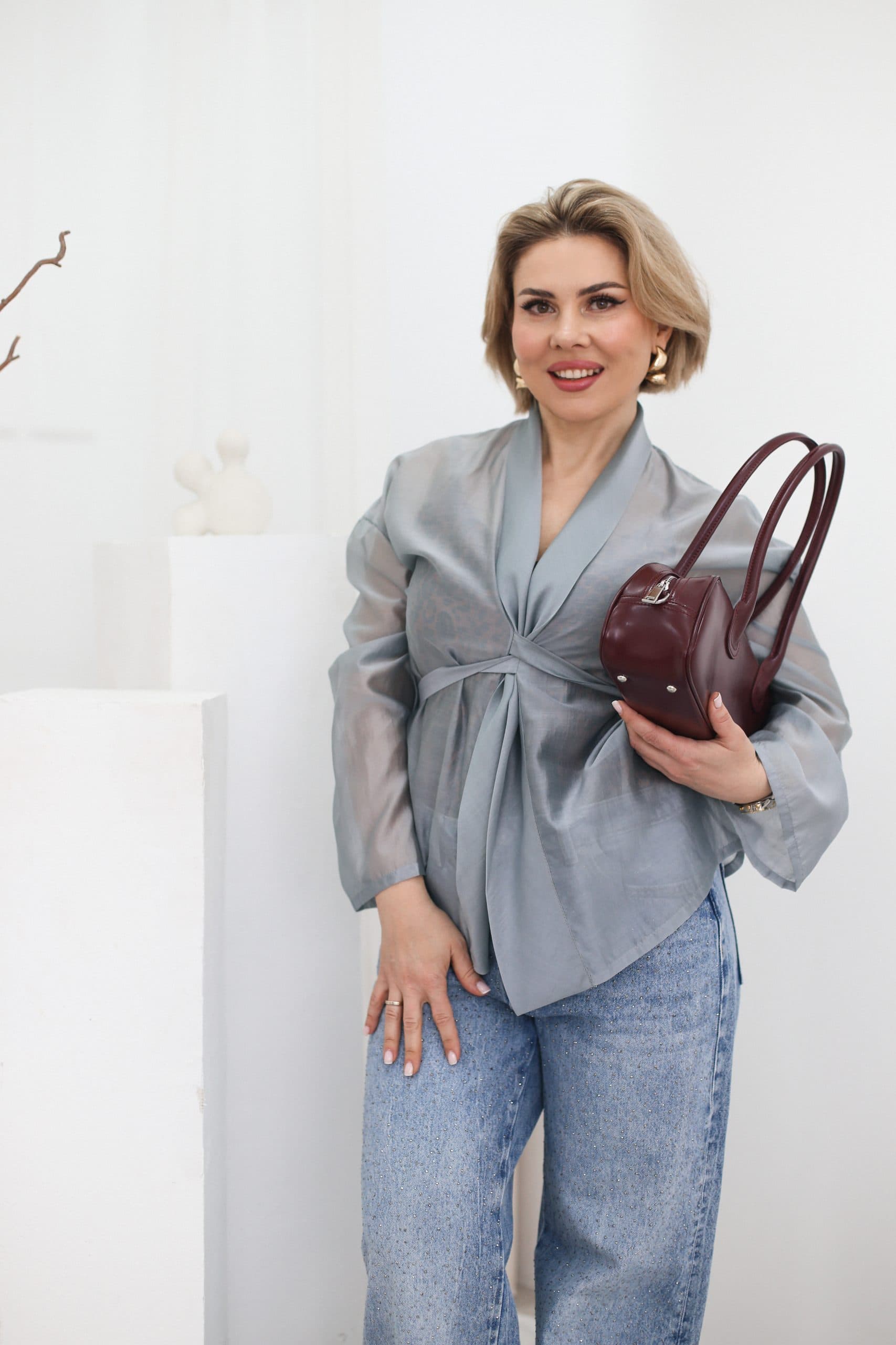 Блуза Хару из лиоцеля