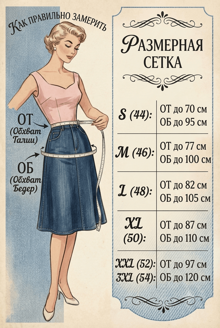 Юбка Сюзанна из денима
